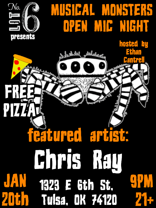 Musical Monsters Open Mic Pizza Party feat. Chris Ray