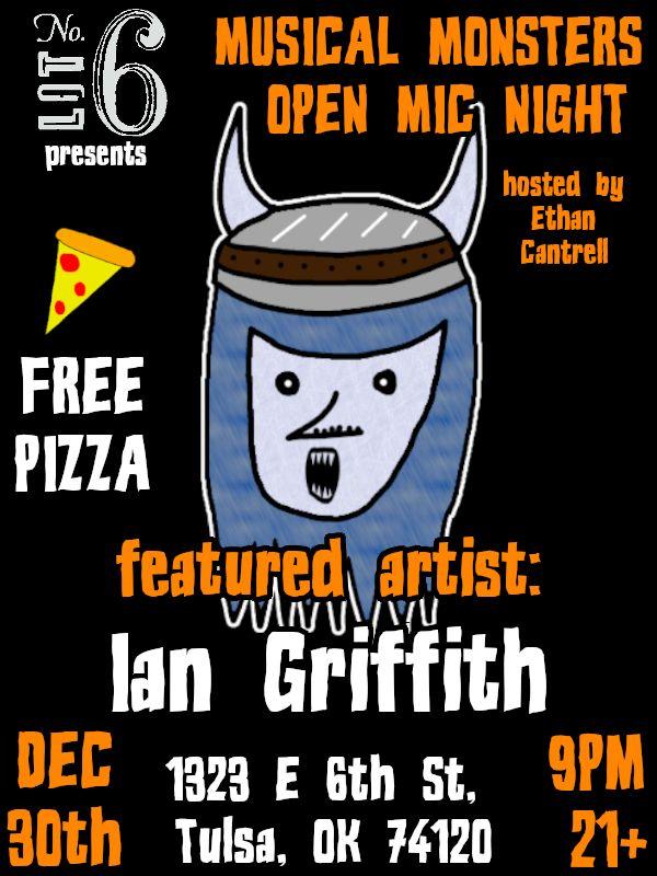 Musical Monsters Open Mic Pizza Party feat. Ian Griffith