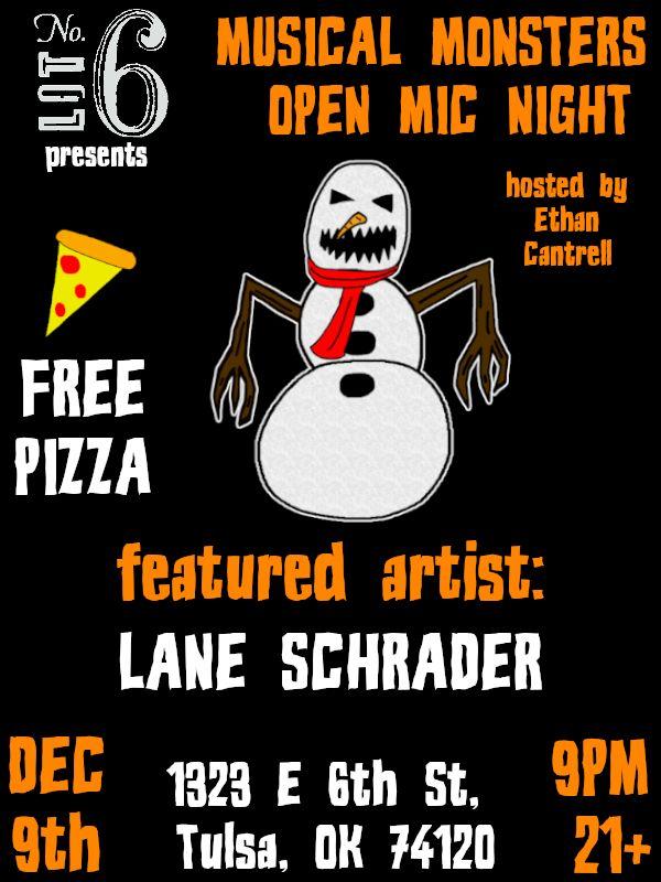 Musical Monsters Open Mic Pizza Party feat. Lane Schrader